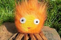 Calcifer free crochet pattern from Howl's Moving Castle