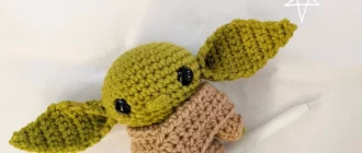 Free crochet pattern Small Alien Joda from Star Wars