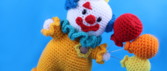 Free clown amigurumi crochet patterns