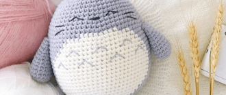 Amigurumi free pattern chubby Totoro