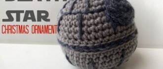 Free crochet pattern Death Star of Star Wars