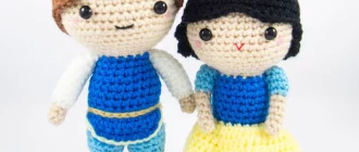 Snow White and Prince Amigurumi free pattern