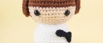 Princess Leia free crochet pattern amigurumi